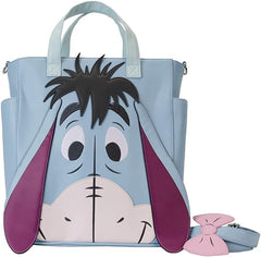 LOUNGEFLY Eeyore Smile Convertible Tote Bag Winnie the Pooh