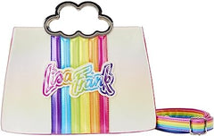 LOUNGEFLY Lisa Frank Rainbow Cloud Handle Crossbody Purse