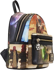 LOUNGEFLY Star Wars Episode II Attack of the Clones Scene Double Strap Shoulder Bag
