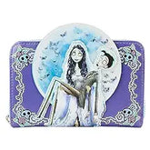 LOUNGEFLY Corpse Bride Moon Zip-Around Wallet