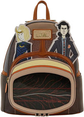 LOUNGEFLY Marvel Loki TVA Multiverse Lenticular Mini Backpack