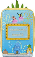 LOUNGEFLY Nickelodeon SpongeBob SquarePants Pineapple House Accordion Wallet