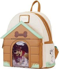 LOUNGEFLY I Heart Disney Dogs Dog House Triple Lenticular Mini Backpack