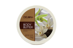 DELON Intense Moisturizing Body Butter, 6.9 Oz (2-Pack) (Smooth Vanilla)