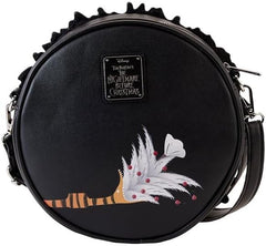 LOUNGEFLY Disney Nightmare Before Christmas Figural Wreath Crossbody Purse Disney