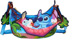 LOUNGEFLY Disney Stitch Camping Cuties Crossbody Bag