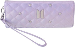 Loungefly BTS Logo Iridescent Purple Flap Wallet