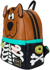 LOUNGEFLY Scooby Doo Skeleton Glow Mini Backpack