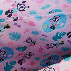LOUNGEFLY Disney Minnie Mouse Vacation Style Poolside Tote Bag with Coin Bag