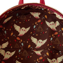LOUNGEFLY Harry Potter Hogwarts Fall Leaves Mini Backpack