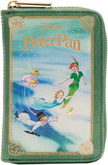 LOUNGEFLY Disney Peter Pan Book Series Ziparound Wallet