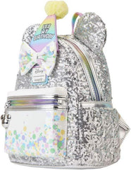 LOUNGEFLY Disney Mickey and Friends Birthday Celebration Mini Backpack