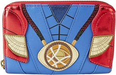 LOUNGEFLY Marvel Metallic Doctor Strange Zip Around Wallet