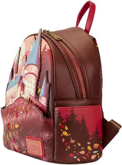 LOUNGEFLY Harry Potter Hogwarts Fall Leaves Mini Backpack