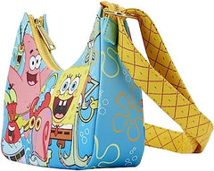 LOUNGEFLY Nickelodeon SpongeBob SquarePants Group Shot Crossbody Bag