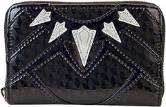 LOUNGEFLY Marvel Shine Black Panther Cosplay Zip-Around Wallet