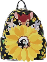 LOUNGEFLY Disney Bambi Sunflower Friends Mini Backpack