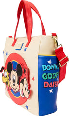 LOUNGEFLY Disney Mickey and Friends Convertible Backpack & Tote Bag