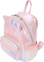 LOUNGEFLY Sanrio Hello Kitty 50th Anniversary Clear and Cute Womens Double Strap Shoulder Bag Purse