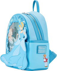 LOUNGEFLY Disney Cinderella Lenticular Princess Series Mini Backpack