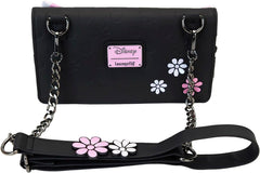 LOUNGEFLY Disney Minnie Floral Rock The Dots Clutch Crossbody Bag