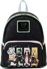 LOUNGEFLY Demon Slayer Heroes Group Mini Backpack