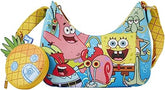 LOUNGEFLY Nickelodeon SpongeBob SquarePants Group Shot Crossbody Bag