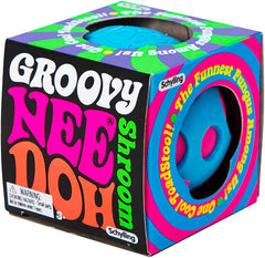 Schylling NeeDoh Shroom - The Groovy Glob! - Assorted Colors - 3 pack