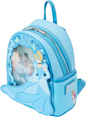 LOUNGEFLY Disney Cinderella Lenticular Princess Series Mini Backpack