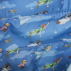 LOUNGEFLY Disney Peter Pan You Can Fly Glow Tote Bag with Coin Bag