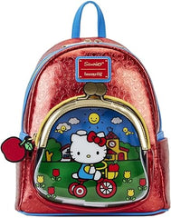 LOUNGEFLY Sanrio Hello Kitty 50th Anniversary Coin Bag Mini Backpack