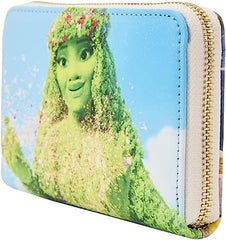 LOUNGEFLY Disney Moana Princess Scene Zip Around Wallet