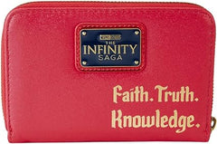 LOUNGEFLY Marvel Metallic Doctor Strange Zip Around Wallet