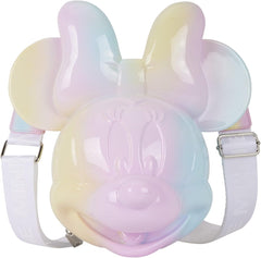 LOUNGEFLY Disney Minnie Mouse Tie Dye Molded Crossbody Bag