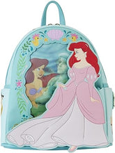 LOUNGEFLY The Little Mermaid Ariel Princess Lenticular Mini Backpack