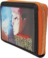 Loungefly Jujutsu Kaisen Yuji Itadori Zip Around Wallet