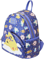 LOUNGEFLY Pokemon Sleeping Pikachu and Friends Mini Backpack