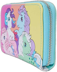 LOUNGEFLY MLP Color Block Zip Around Wallet