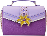LOUNGEFLY Disney Tangled Rapunzel Cosplay Magic Flower Crossbody Purse