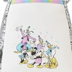 LOUNGEFLY Disney Mickey and Friends Birthday Celebration Mini Backpack