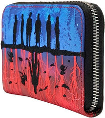 LOUNGEFLY Netflix Stranger Things Upside Down Shadows Zip Around Wallet