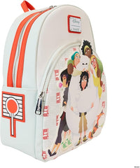 LOUNGEFLY Disney Big Hero 6 10th Anniversary Baymax Gang Mini Backpack