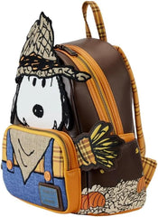 LOUNGEFLY Peanuts Snoopy Scarecrow Cosplay Mini Backpack