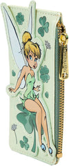 LOUNGEFLY Disney Tinker Bell 4-Leaf Clover Large Card Holder