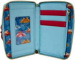 LOUNGEFLY Disney Winnie the Pooh and Friends Rainy Day Zip Around Wallet