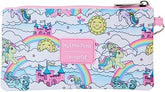 LOUNGEFLY My Pony Sky Scene All-Over Print Nylon Zipper Pouch Wristlet