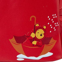 LOUNGEFLY Winnie the Pooh Rainy Day Puffer Jacket Mini Backpack