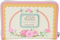 Loungefly Star Wars Rebel Alliance Floral Zip Around Wallet