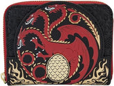 LOUNGEFLY House of the Dragon All Over Print House Targaryen Sigil Zip Around Wallet