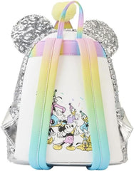 LOUNGEFLY Disney Mickey and Friends Birthday Celebration Mini Backpack